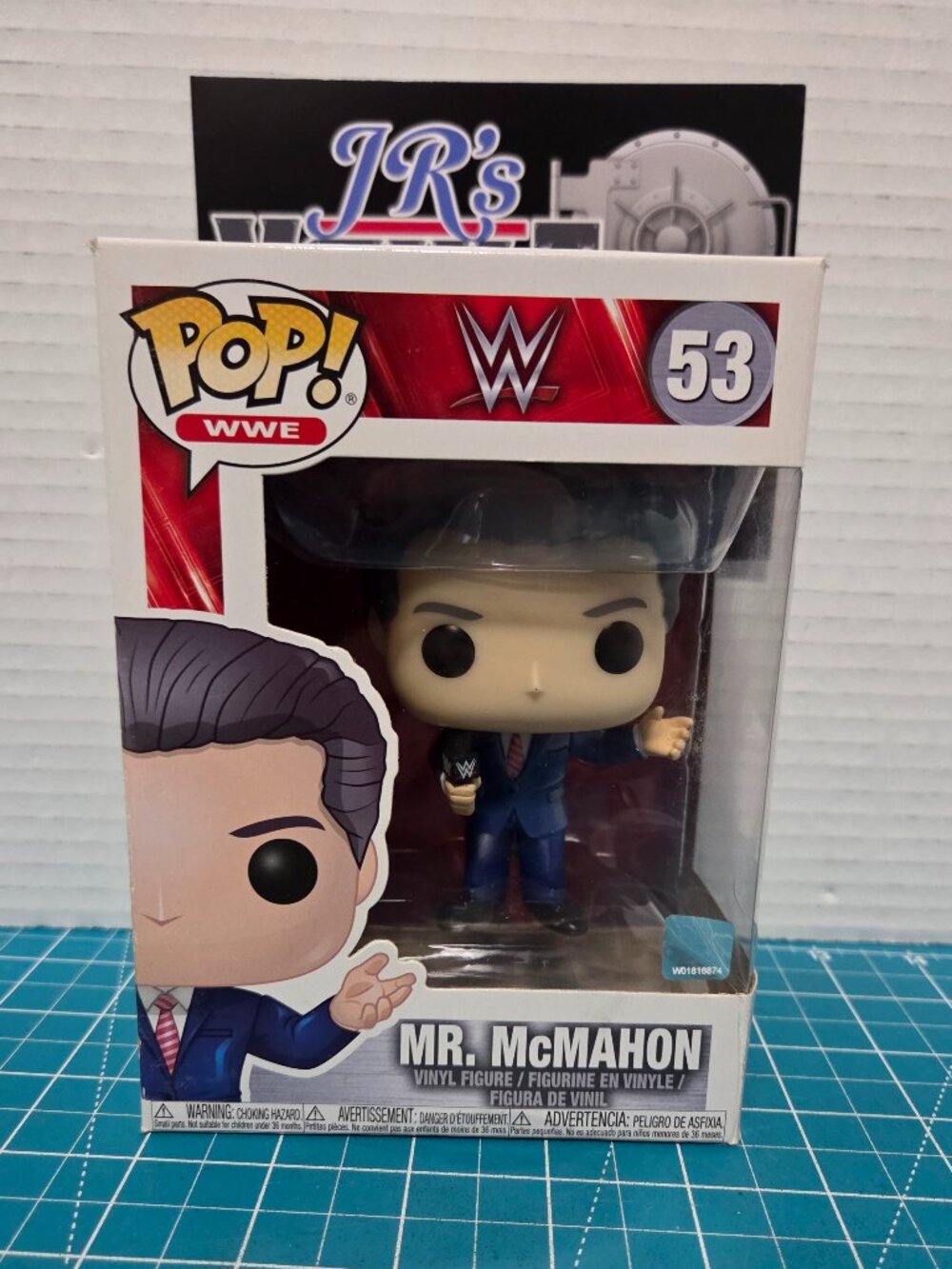 Funko POP WWE Wrestling Mr. McMahon Vince 53 Vinyl Figure